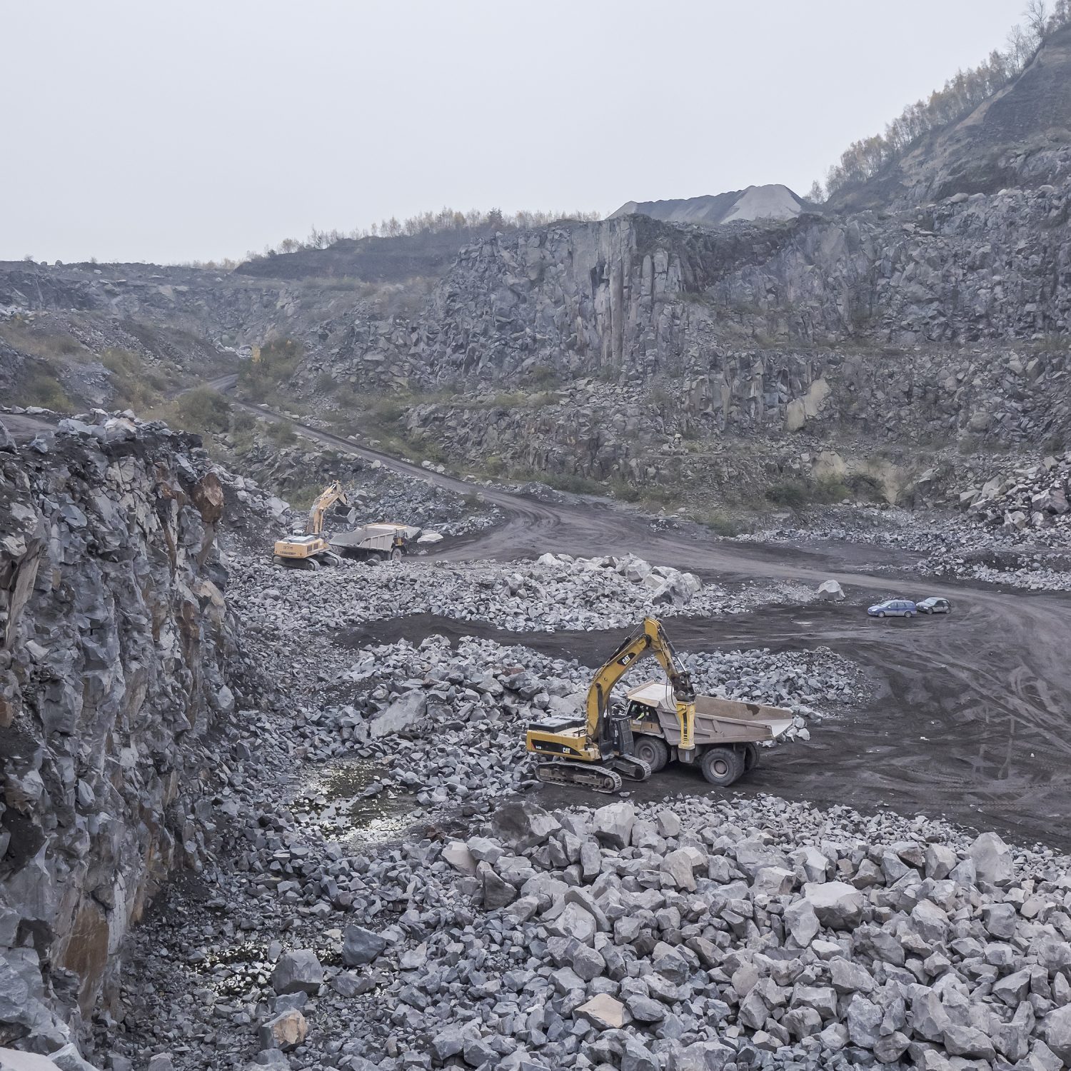 Basalt Groeve Waterbouw Duitsland Basalt Groeve Waterbouw Duitsland