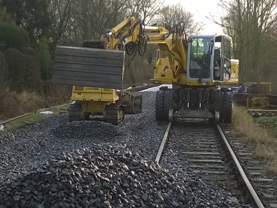 Werk Schin op Geul | Spoorballast | Spoorbouw