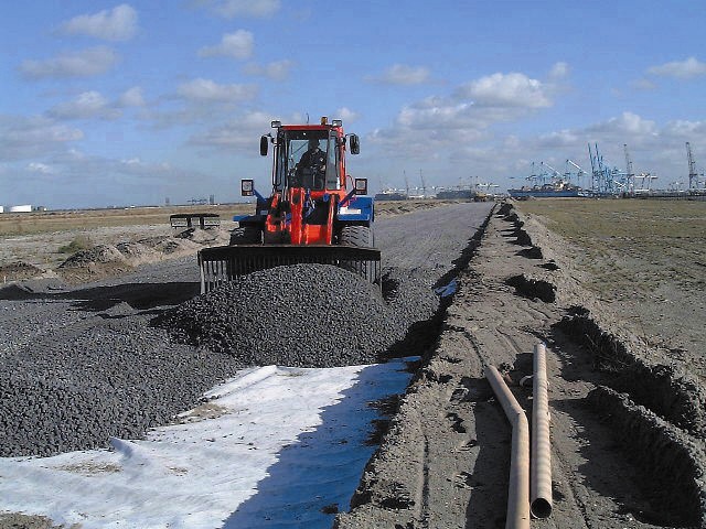 Wegenbouw Hoogovenslakkenmengsel Rotterdam Wegenbouw Hoogovenslakkenmengsel Rotterdam