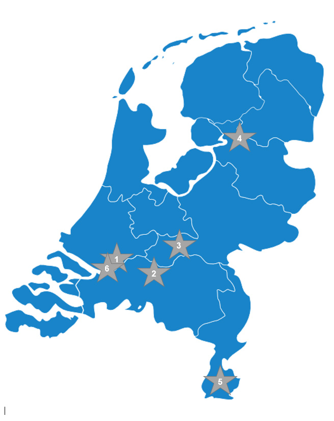 Kaart Nederland Met Locaties Kaart Nederland Met Locaties