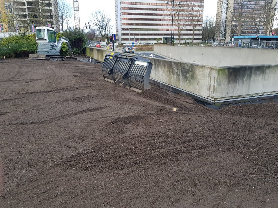 Werk Rijswijk-Bogaardplein | Daktuinsubstraten | Agro