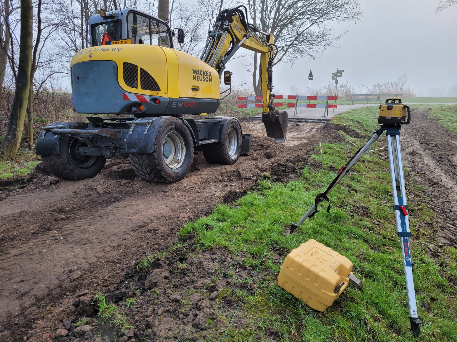 Werk Bleiswijk | Vulkaan Bims | Wegenbouw