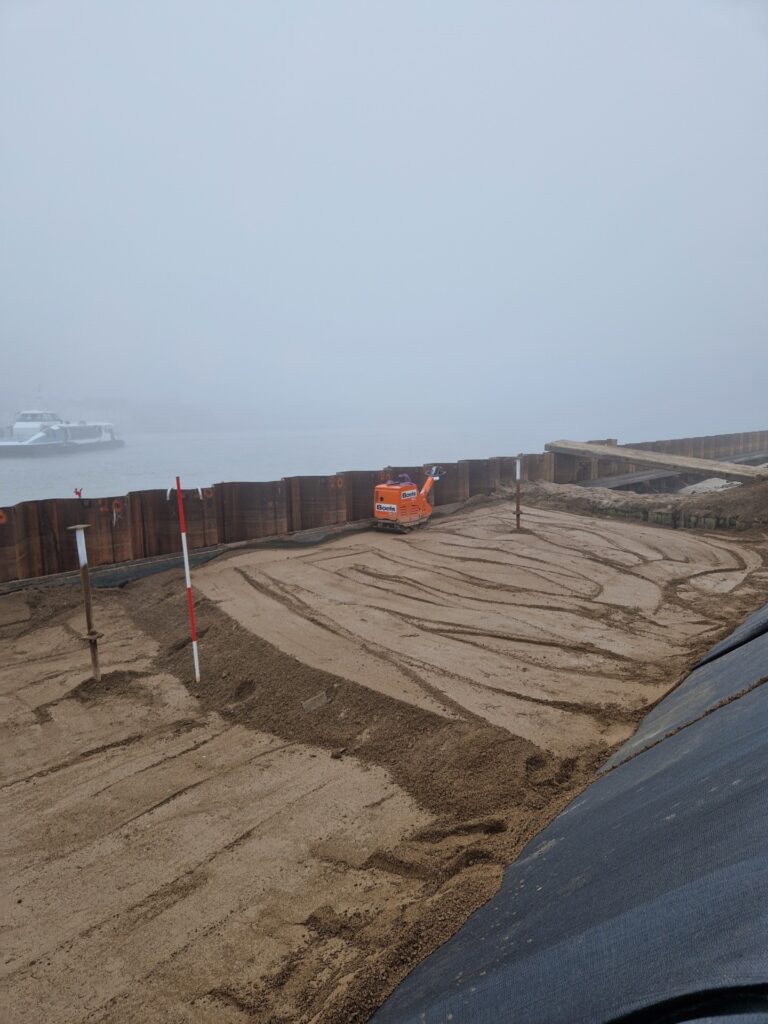 Werk Zwijndrecht | Vulkaan Bims | Wegenbouw